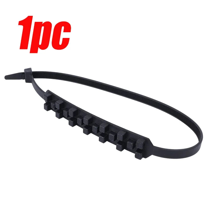 5-1pcs Anti-Skid Snow Chains For Motorcycles &ndash; Traction 1pc black