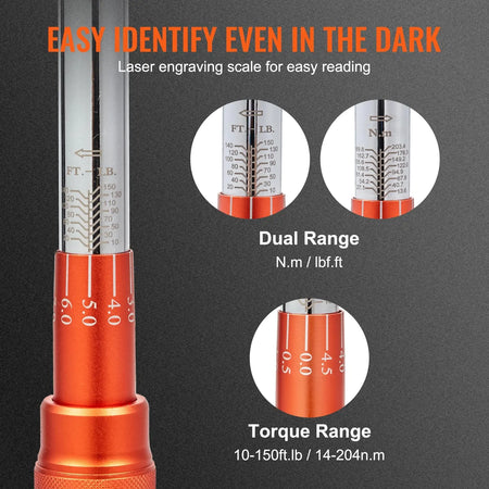 Torque Wrench Set &ndash; Dual Direction Adjustable