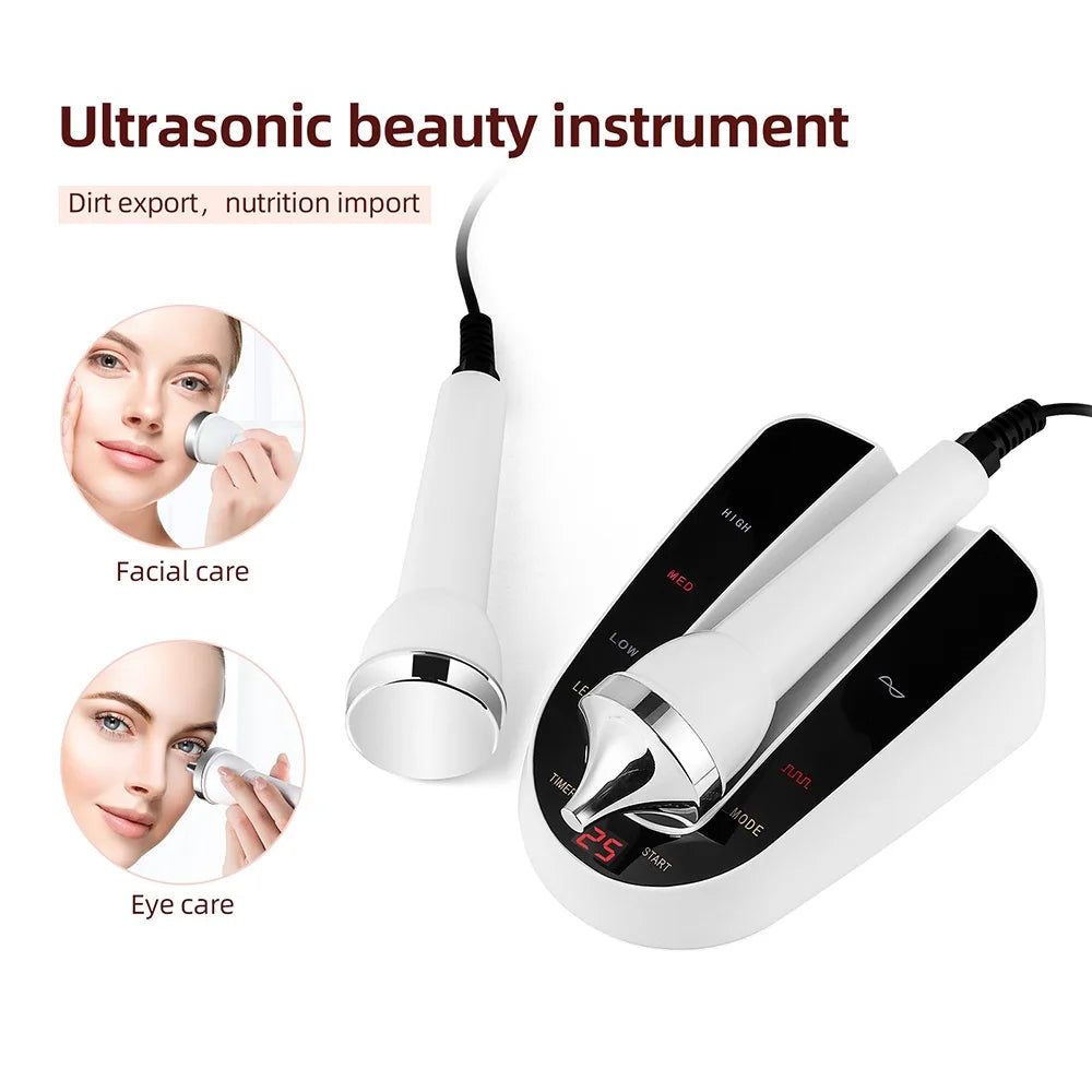 High Frequency Face Eye Massager &ndash; Ultrasound Skin Care Technology