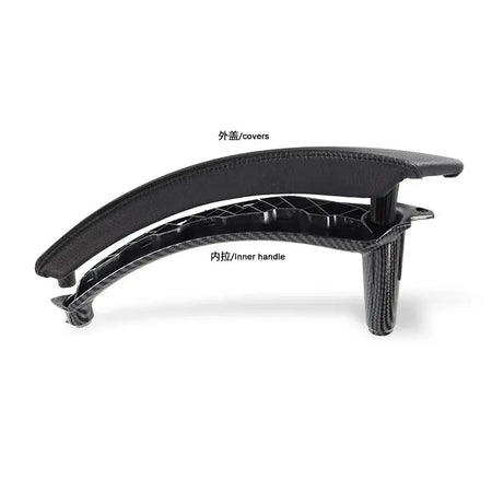 E70 E71 LHD RHD Upgraded Interior Door Handle with Leather Cover Assembly Full Set For BMW X5 X6 E70 E71 E72 2007-2014 by InterCyprus Trading Ltd