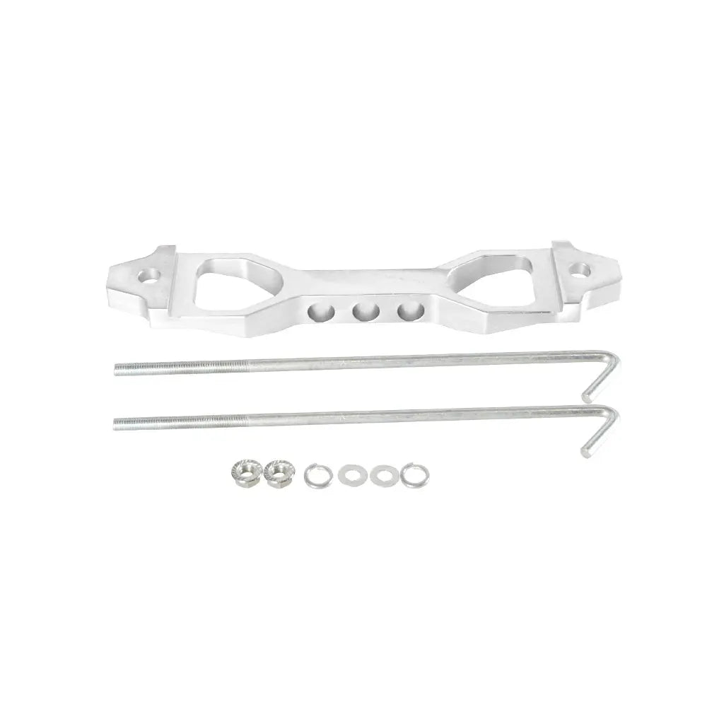 14CM/19CM Battery Hold Down Set, Car Racing Battery Tie Down Bracket Holder Lock Mount with J Bolts by InterCyprus Trading Ltd
