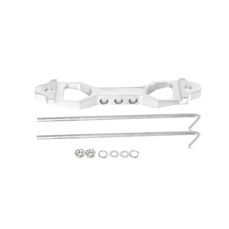 14CM/19CM Battery Hold Down Set, Car Racing Battery Tie Down Bracket Holder Lock Mount with J Bolts by InterCyprus Trading Ltd