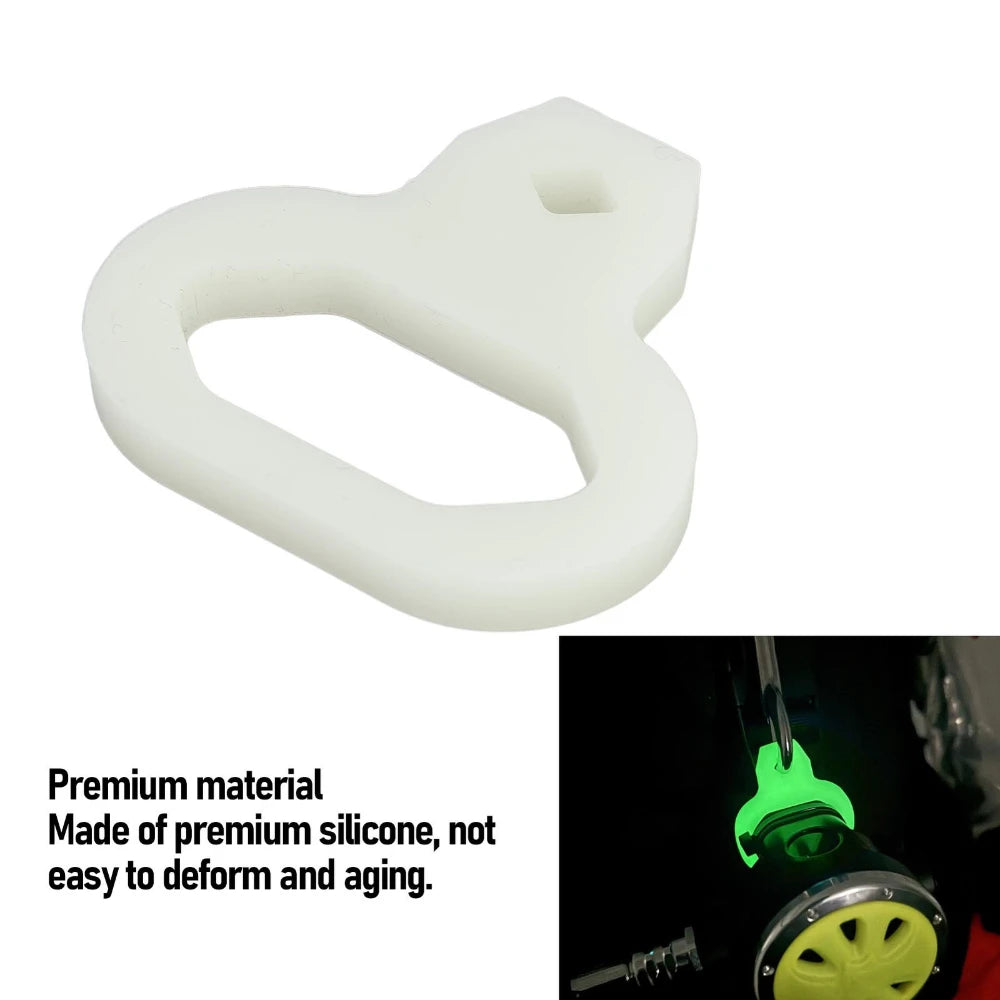 Scuba Diving Silicone Regulator Clip with Quick Release Buckle