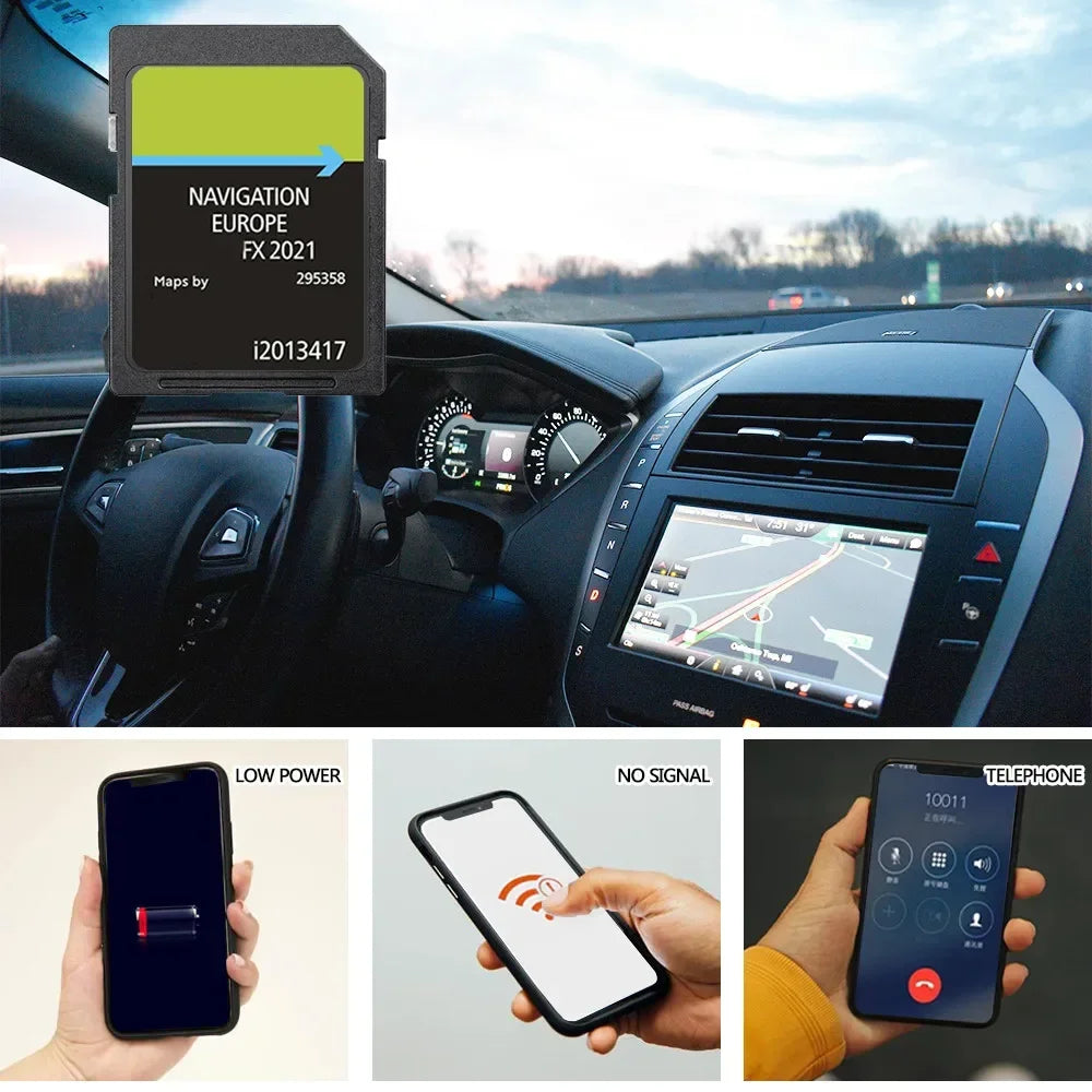 FX 2021 &ndash; Ford Kuga EU Maps 8GB SD Navigation 2008 2010