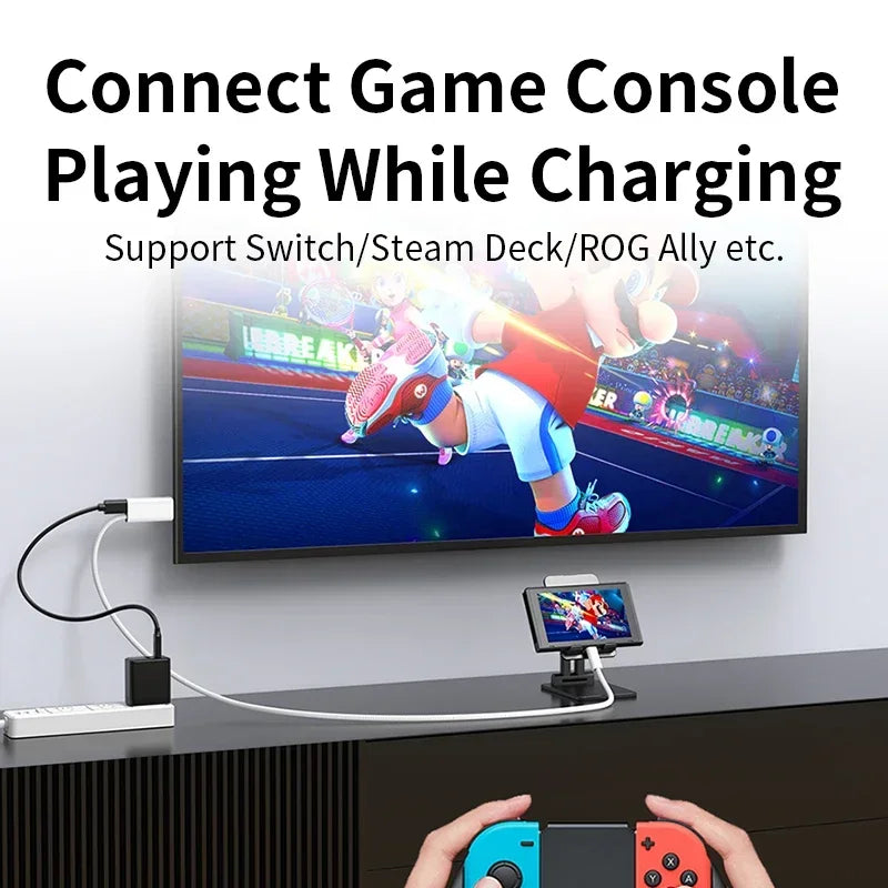 Unnlink 4K USB C to HDMI Cable with PD Charging