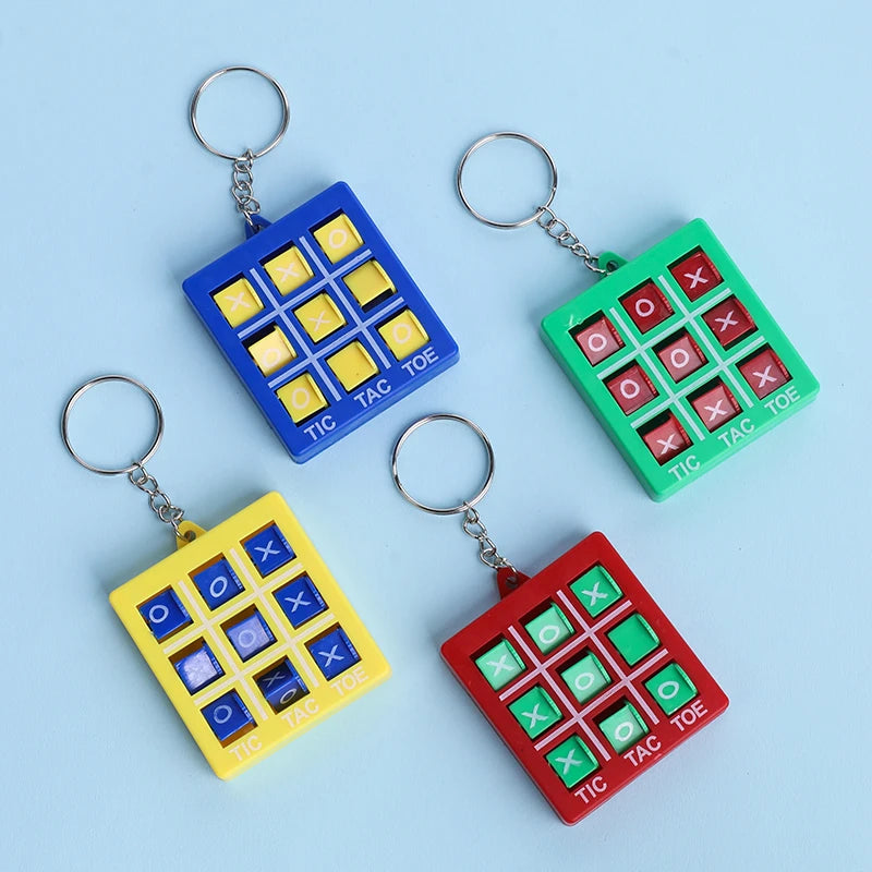 Tic Tac Toe Game Keychain - Educational Toy for Parties and Prizes