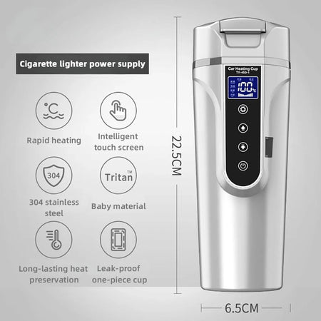 R31 450ml Car Heating Cup - Smart Temp Adjustable Control