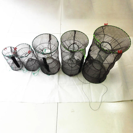 Durable Folding Fishing Mesh Cage for Crabs, Lobsters &amp; Fish