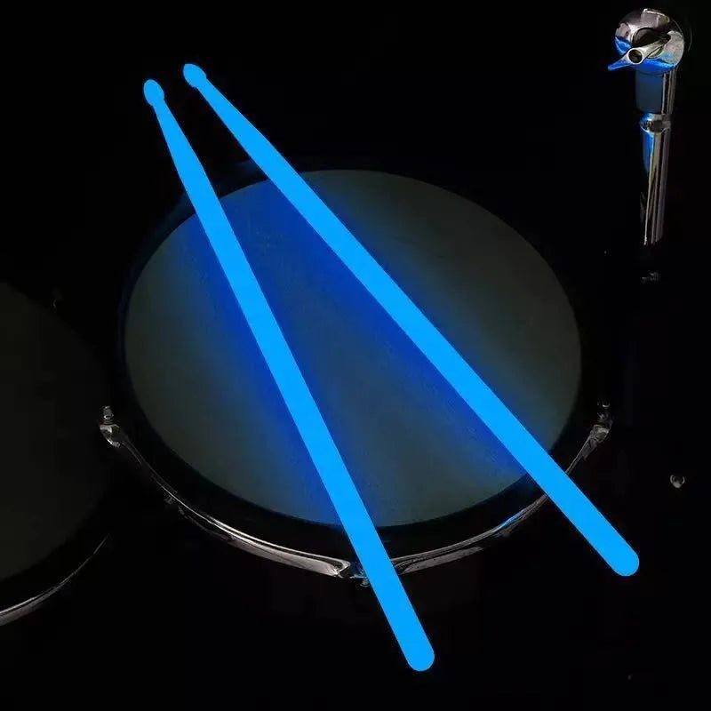 5A Glow In The Dark Drum Sticks, 2 Stuks Nylon Luminous Drumsticks Voor Kinderen