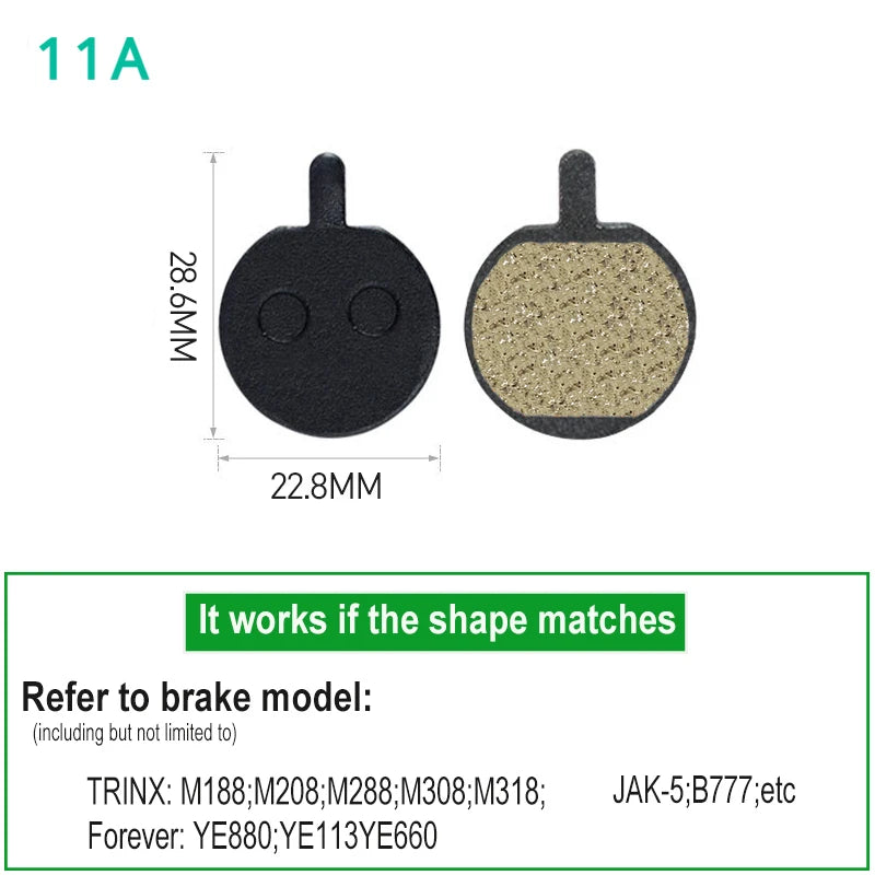 8Pairs Shimano M9000 Resin Disc Brake Pads &ndash; Durable Stop 8pairs 11A