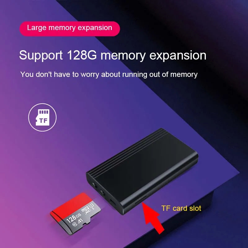 STTWUNAKE 500Hrs Mini Voice Activated Recorder - Magnetic