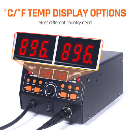 Silverflo 902D-III Rework Soldering Station &ndash; 2in1 Hot Air