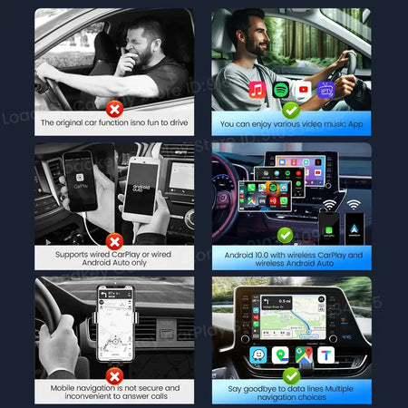 Carlinkit Android Auto Wireless Adapter 32GB CarPlay Ready