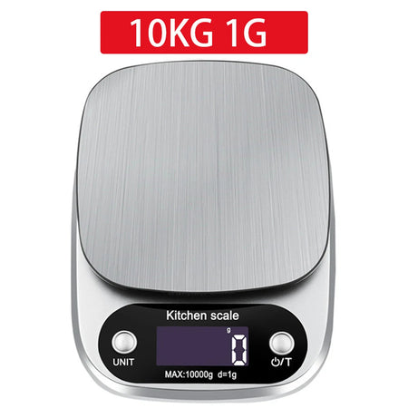 3KG 0.1G 10KG 1G Kitchen Scale - High Precision LCD 10kg 1g