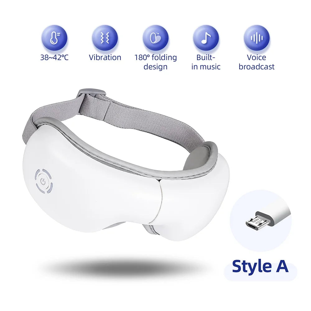 Air Pressure Vibration Eye Massager &ndash; Effective Eye Fatigue Relief Style A