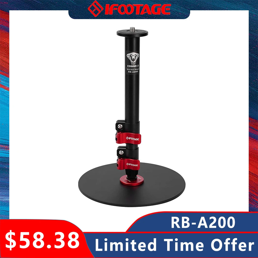 IFOOTAGE Cobra2 RB-A200 Tabletop Monopod &ndash; 10kg Payload RB-A200 / CHINA