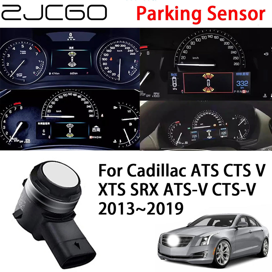 Cadillac Parking Sensor Kit for ATS CTS XTS ATSV, Front and Rear Radar Buzzer
