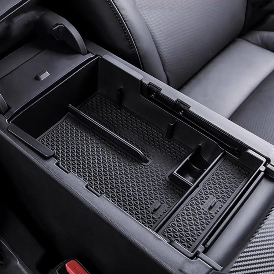 Θήκη Αποθήκευσης Τραπεζιού Υποβραχιόνιου Mazda 3 Axela, ABS και Σιλικόνη με Στρώμα