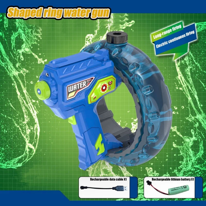 Ful Automatic Water Gun &ndash; Extra Large Capacity Soaker Blue