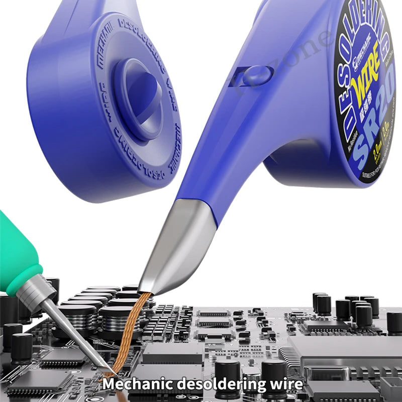 MECHANIC SR20 Series Desoldering Wire &ndash; Anti-Scalding Solder Removal Wick