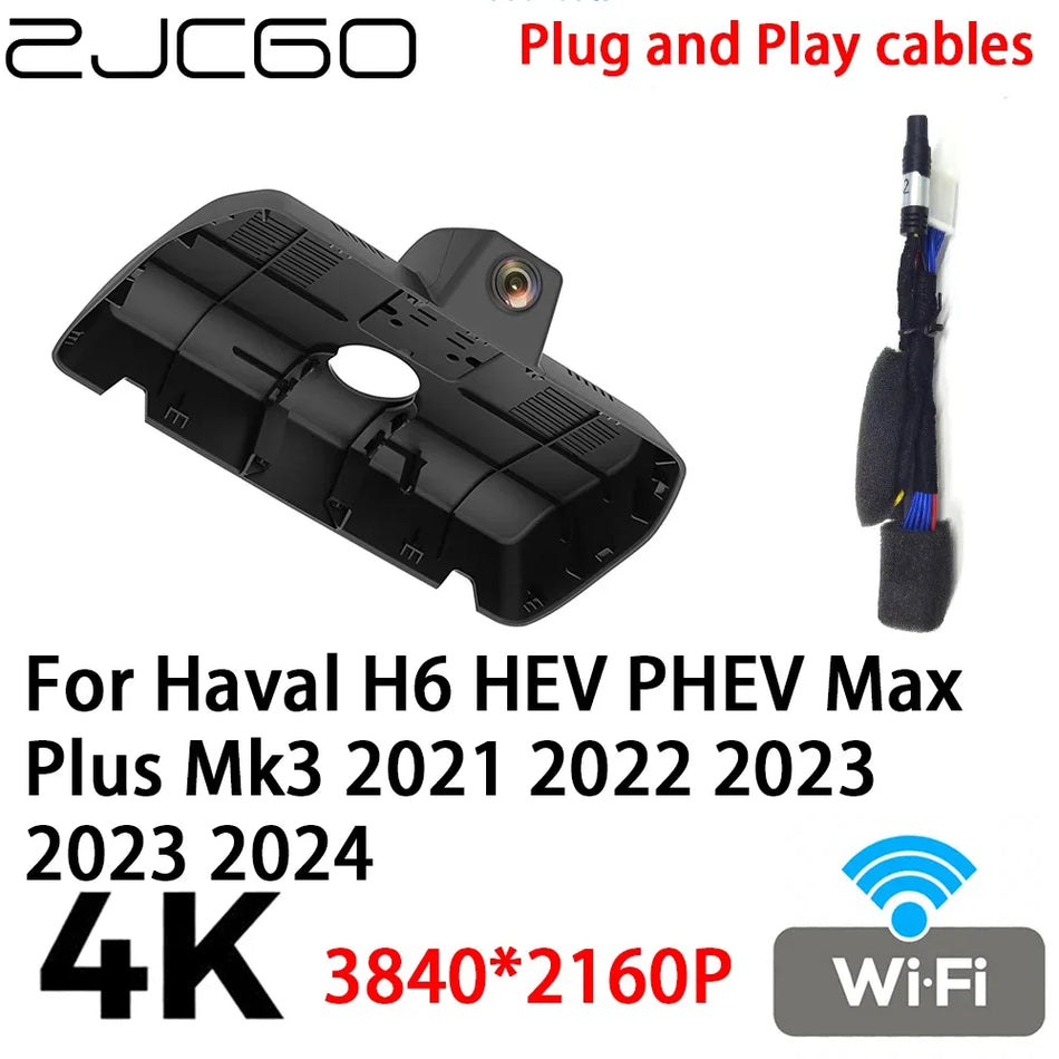 Haval H6 HEV PHEV Max Plus Mk3 Dash Cam 4K DVR Plug and Play