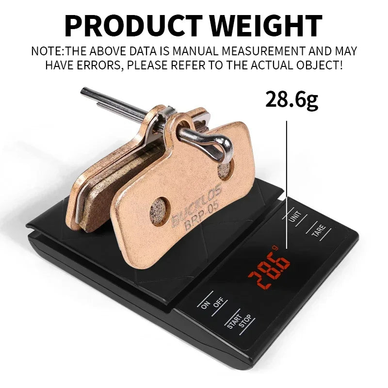 BUCKLOS Sintered-Metal MTB Brake Pads &ndash; High Wear Resistance