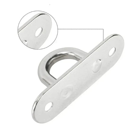 304-M6 M5 M8 Oval Eye Board Marine Deck Buckle Staple Boat Shade Sail Mounting Fastening Set - 304 Marine Grade Stainless Steel