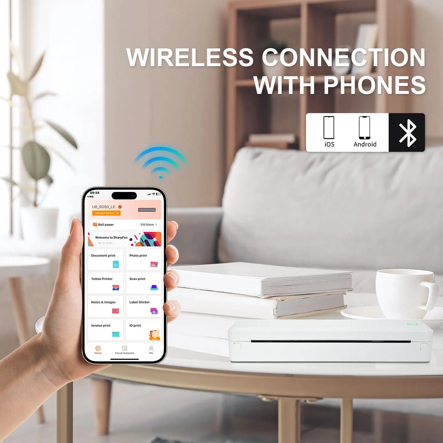 Hztz Portable Bluetooth Thermal Printer &ndash; Tattoo Printing