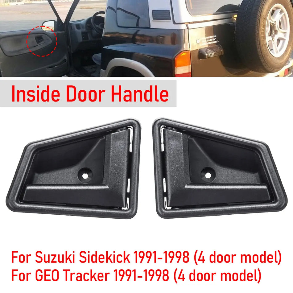 Sisetukse käepide Suzuki Sidekick GEO Tracker 1991-1998 4-ukseline, must, otse asendamine