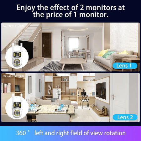 V380 Pro &ndash; 2MP Dual Lens IP66 Outdoor Security Camera