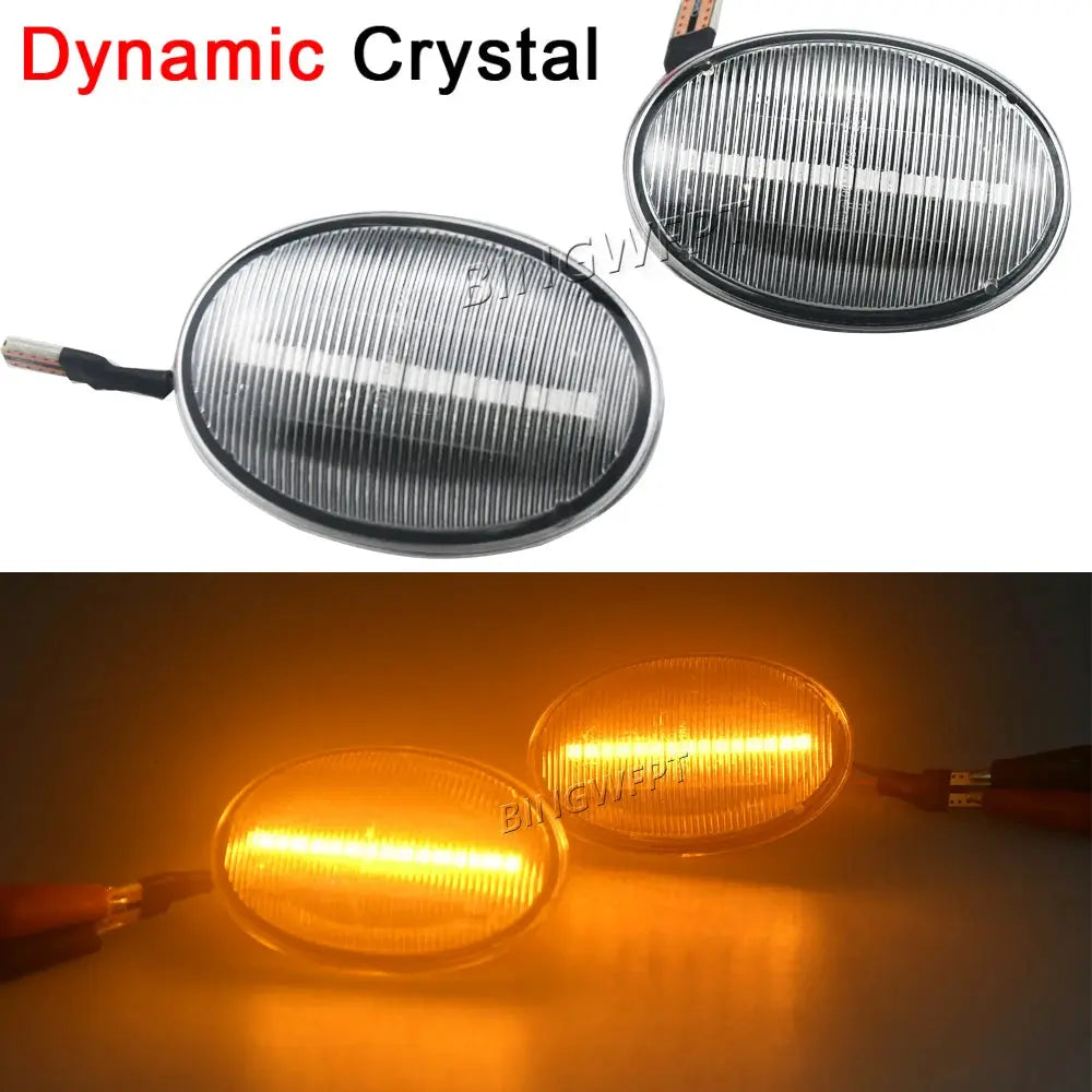 2pcs Dynamic LED Side Marker for MINI Cooper R55 R56 R57 R58 R59 2007-2013 Fender Turn Signal Arrow Blinker by InterCyprus Trading Ltd