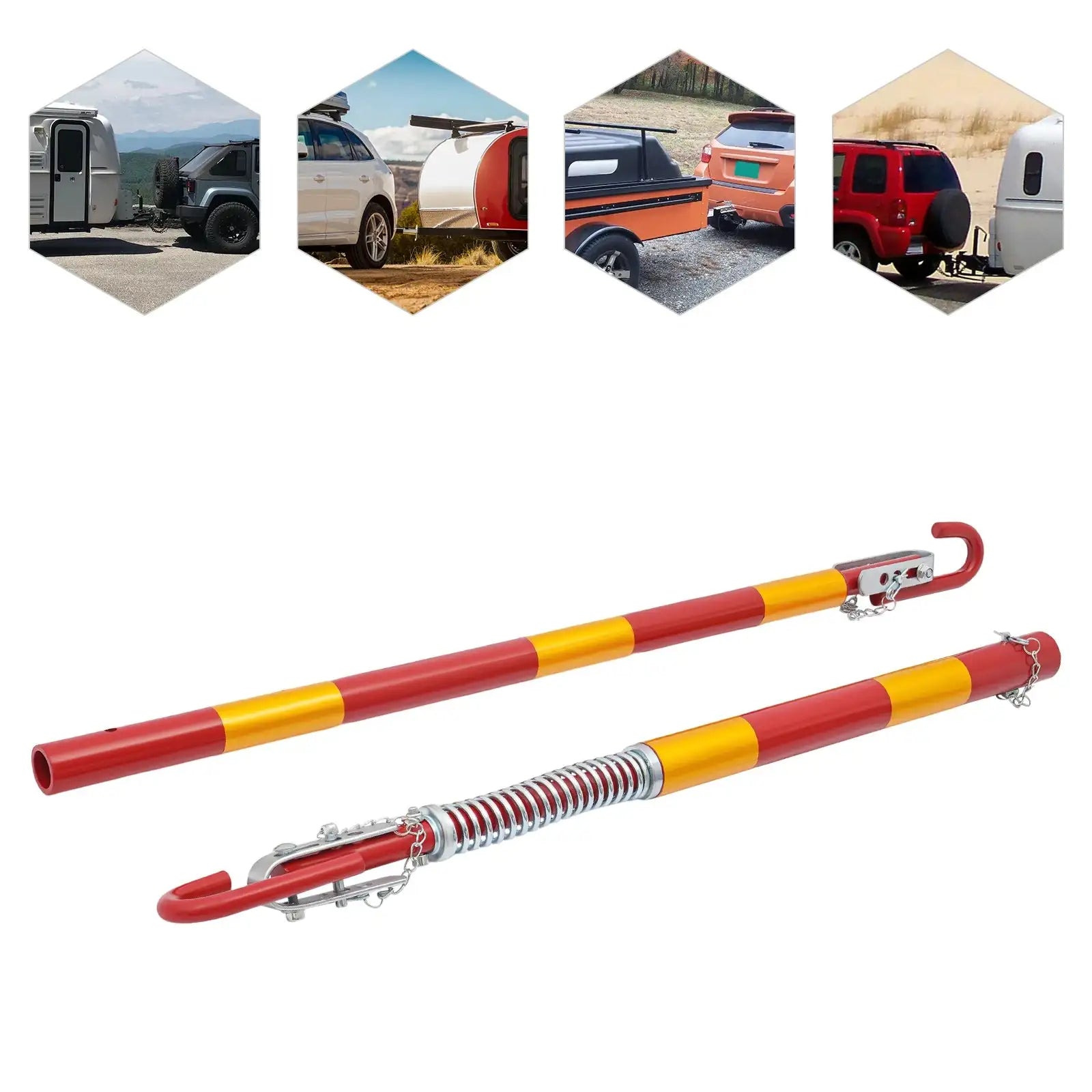 Trailer Bar 5T Towing Pole &ndash; Heavy Duty Cushioned Tow Rod