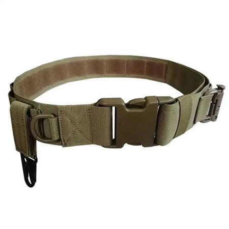 MOLLE Modular Belt Quick Release Army Combat Belt Outdoor Khaki