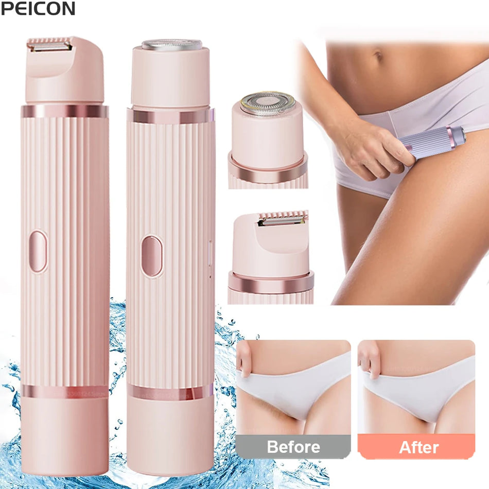Electric Razor for Women Bikini Trimmer Epilator for Hair Removal