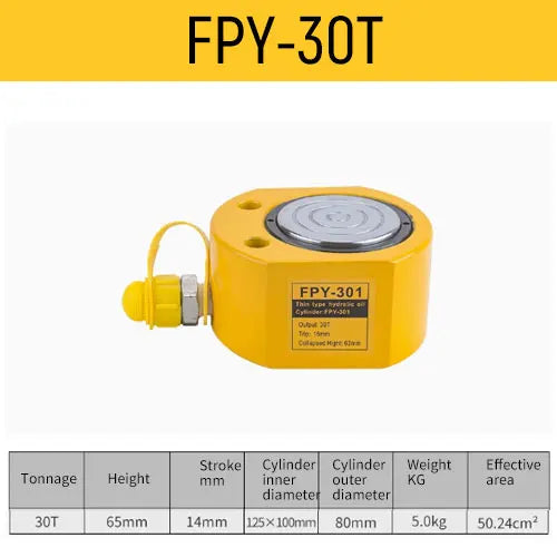 Ultra-Thin Portable Hydraulic Jack Split Booster &ndash; Slim High Capacity 30 Ton Lifting 30T