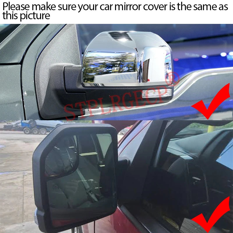 Verwarmde Zijspiegel Glas voor Ford F150 XL XLT 2015-2020