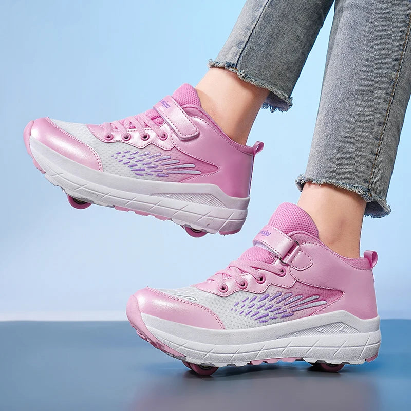 HKFIC Children&rsquo;s Roller Skating Shoes &ndash; Breathable and Detachable