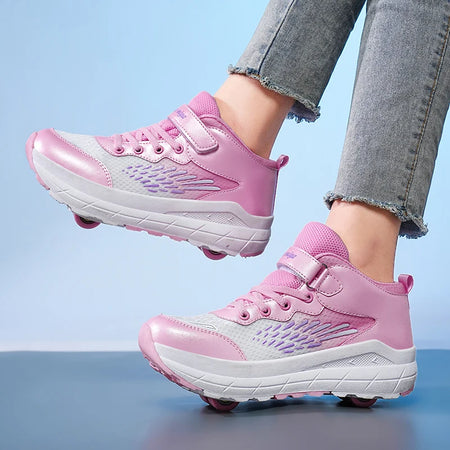 HKFIC Children&rsquo;s Roller Skating Shoes &ndash; Breathable and Detachable