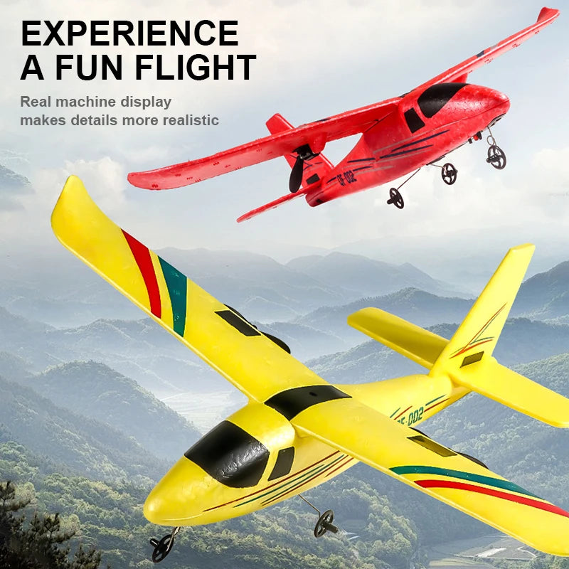 Avion planor Conuseac QF002 RC cu 2.4G 2CH, spumă EPP