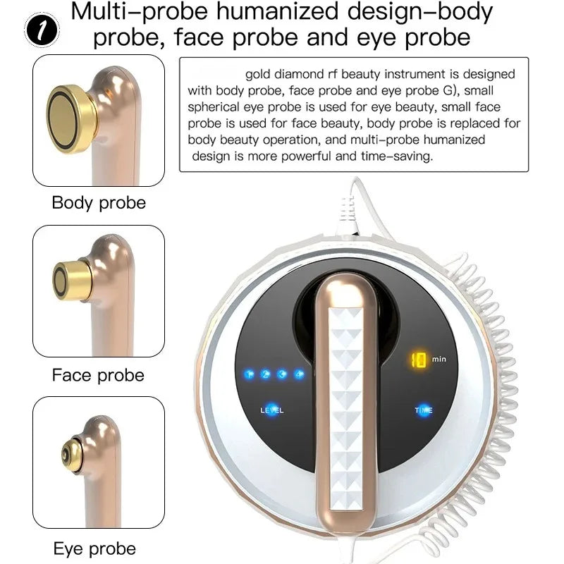 3 In 1 RF Beauty Machine Facial And Body - Skin Tightening