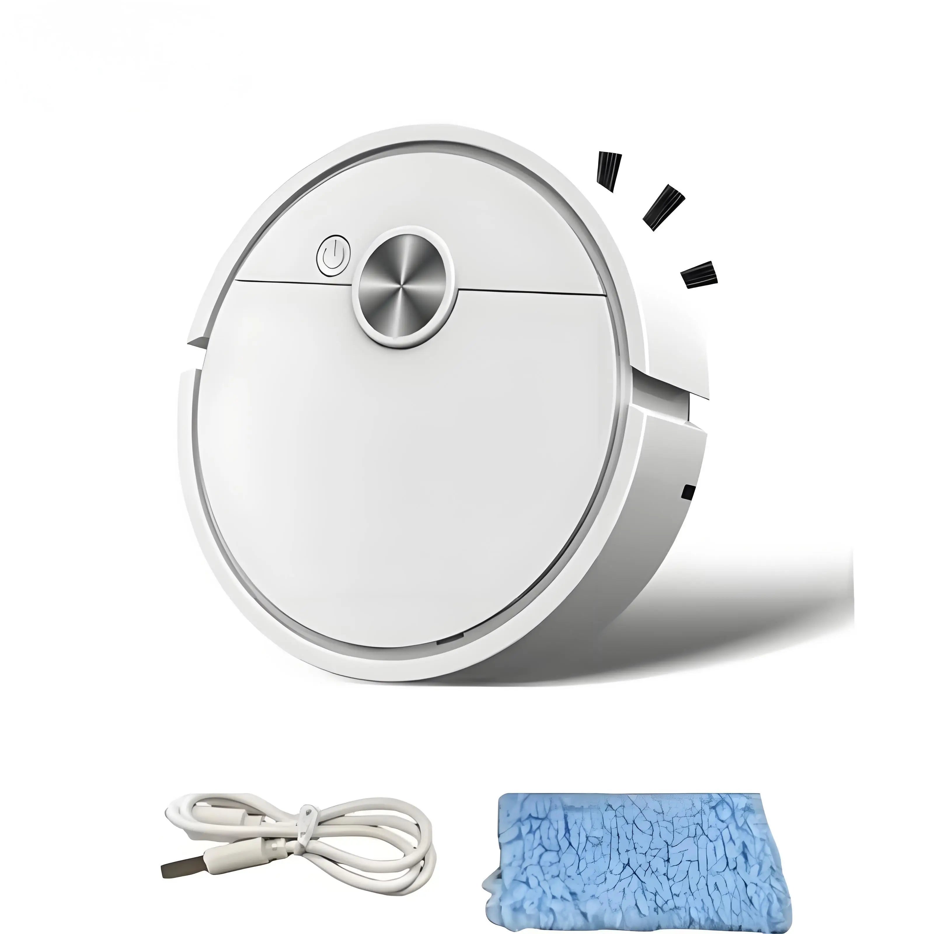 New 4000Pa 3 in 1 Smart Robot Vacuum &ndash; Strong Suction white