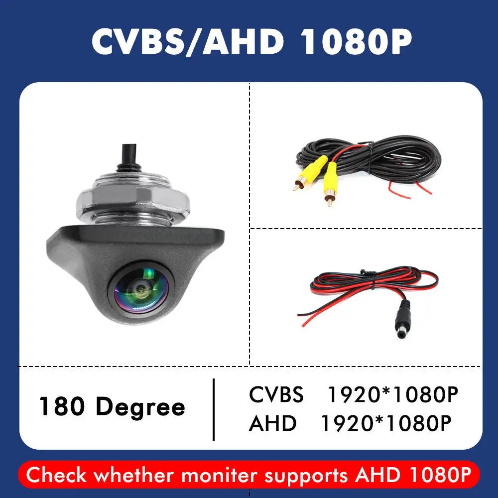 180° Fisheye Lens AHD 1920x1080P Night Vision Car Rear View Camera For BMW 1/2/3/4/5/6/7 Series X3 X5 X6 E53 E70 E71 E72 E83 by InterCyprus Trading Ltd