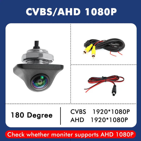 180° Fisheye Lens AHD 1920x1080P Night Vision Car Rear View Camera For BMW 1/2/3/4/5/6/7 Series X3 X5 X6 E53 E70 E71 E72 E83 by InterCyprus Trading Ltd