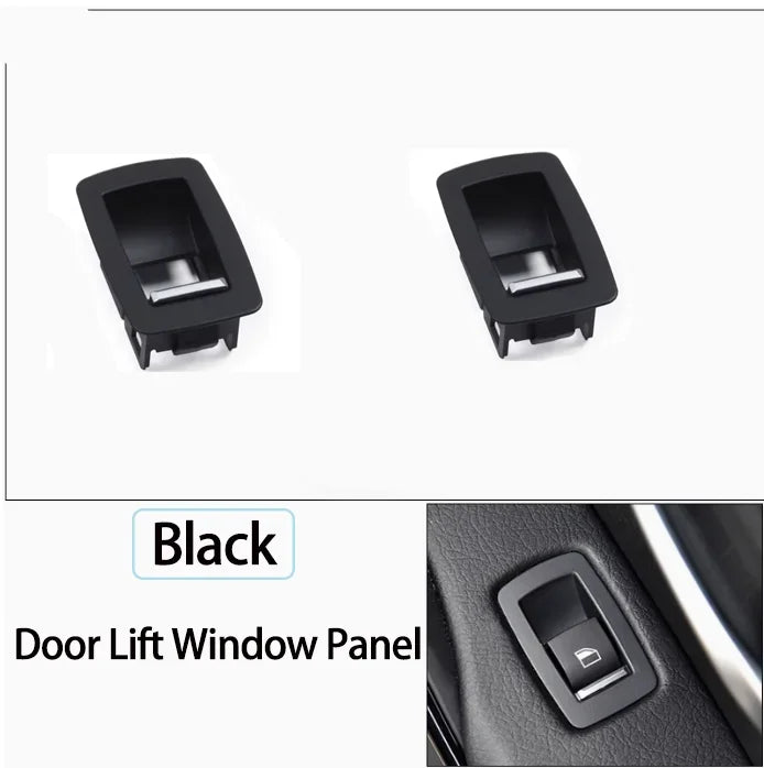 Upgrade Interior Door Carbon Fiber Window Regulator Switch Panel Trim Cover Replacement For BMW 1 3 4 Series F20 F30 F31 F36 by InterCyprus Trading Ltd