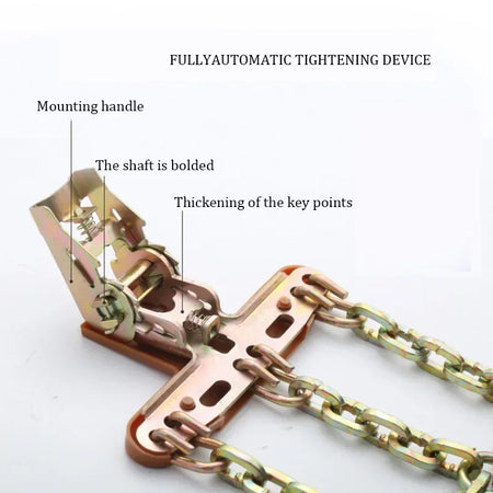 1Pc Metal Snow Chains for Wheel Tires &ndash; Security Traction