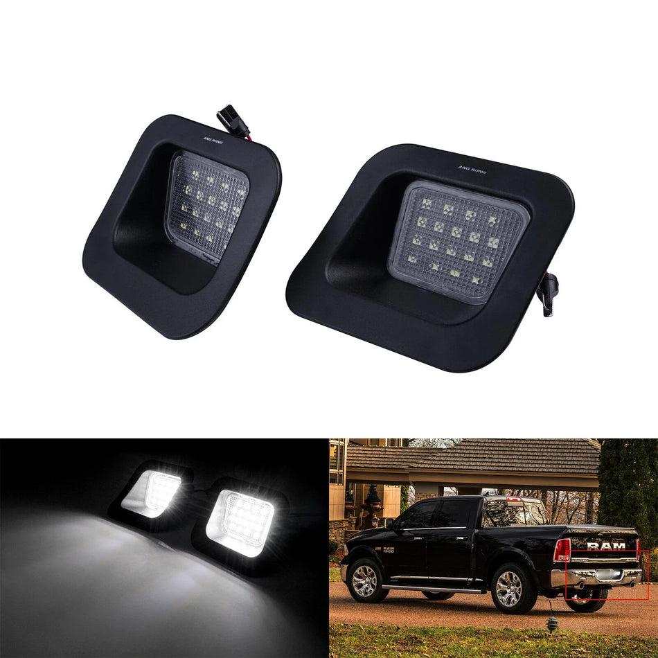 Nummernschildlichter für Dodge RAM 1500 2500 3500 2003-2018 LED Xenon-Weiß 6000K