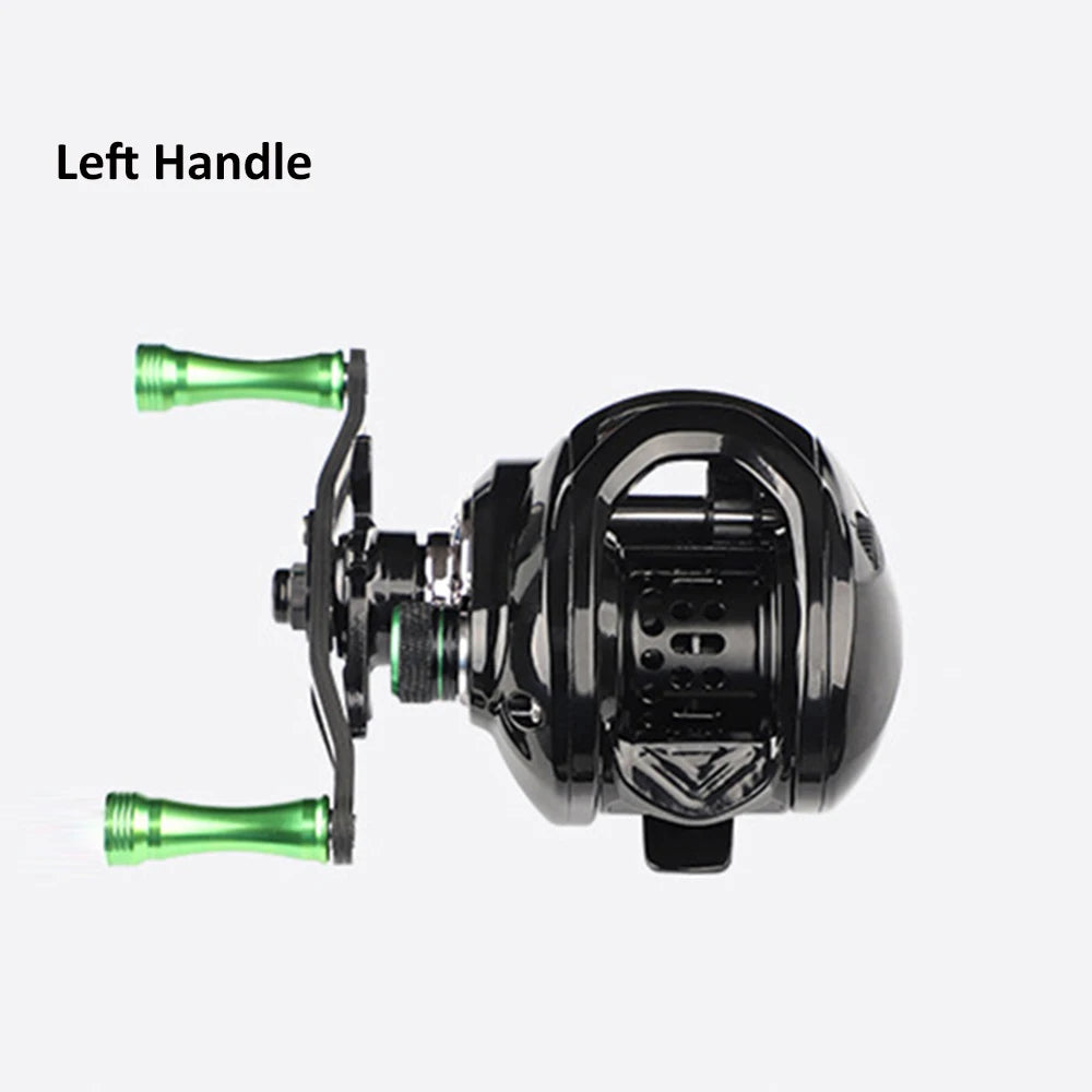 Taigek Real 8+1 Bearings 7.2:1 Gear Ratio Baitcasting Reel - Lightweight Carbon Fiber Fishing Reel LEFT