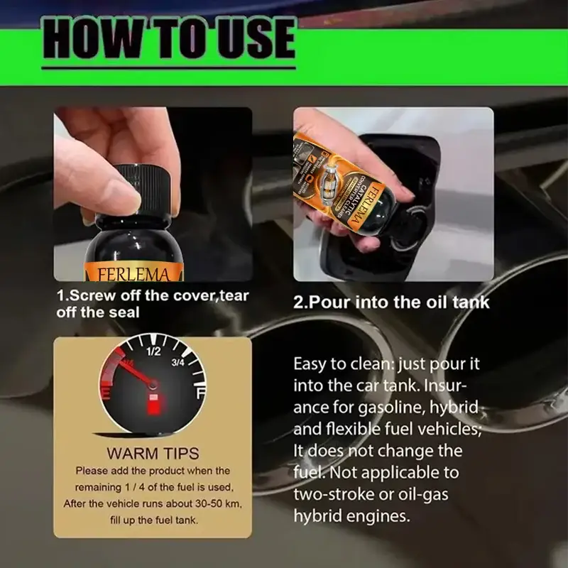 Catalytic Converter Cleaner Engine Boost Up Carbon Removal Reduce Fuels Consumption Engine Accelerators for Diese Car Generation by InterCyprus Trading Ltd