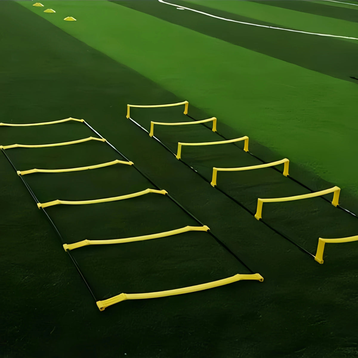 Agility Training Set with Skipping Ladders and Speed Rope 3M