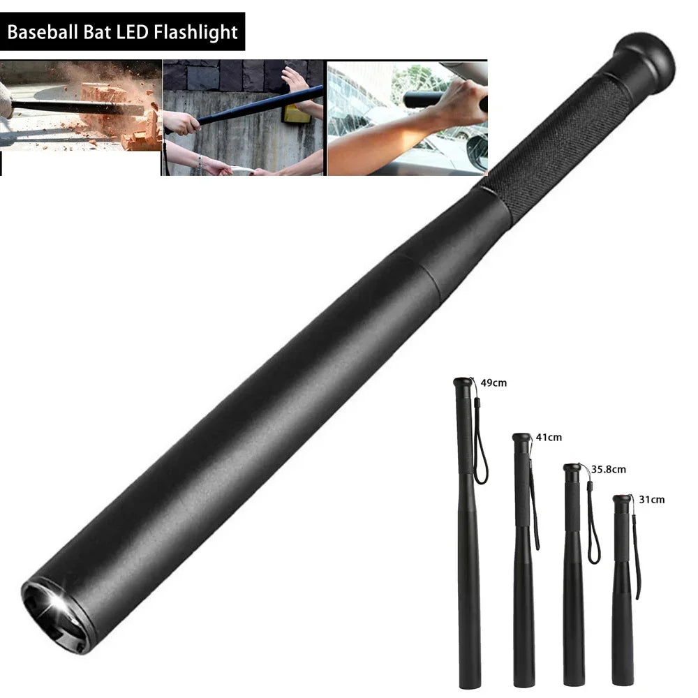 Waterproof Baseball Bat LED Flashlight - Ultra Bright Torch